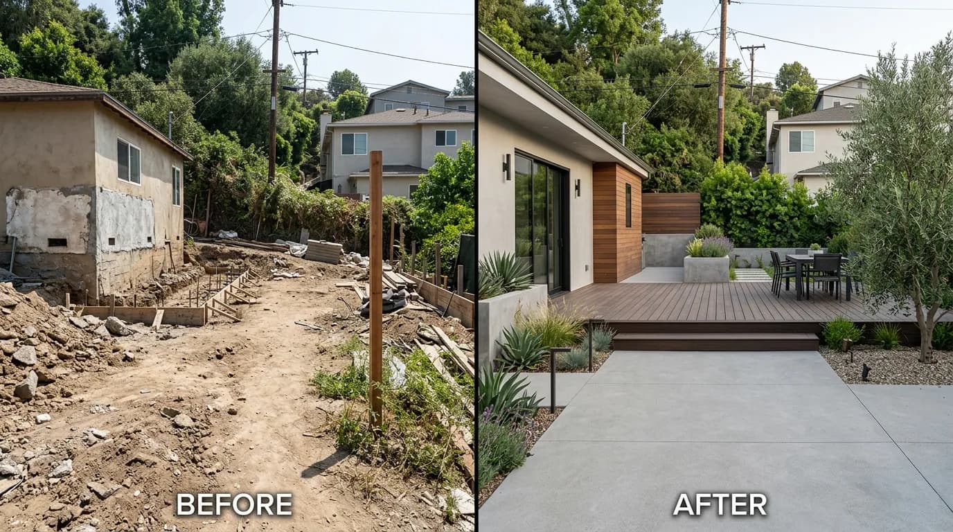 Finished exterior transformation