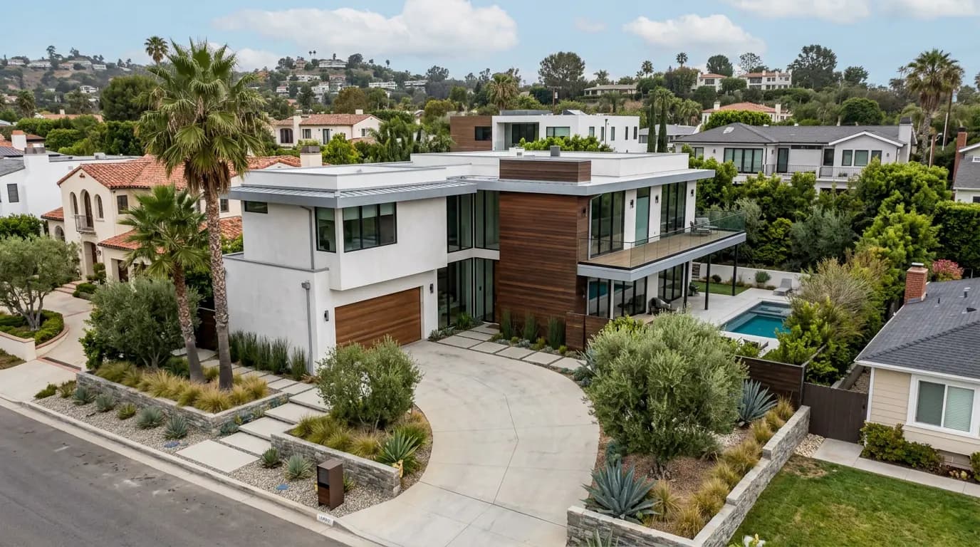 Modern house exterior